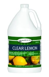 A gallon of clear lemon is shown.